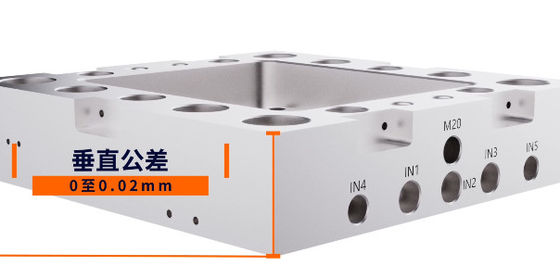 Plastique standard de fraisage de la base de moule de précision ASTM 1050 pour la préparation de surface