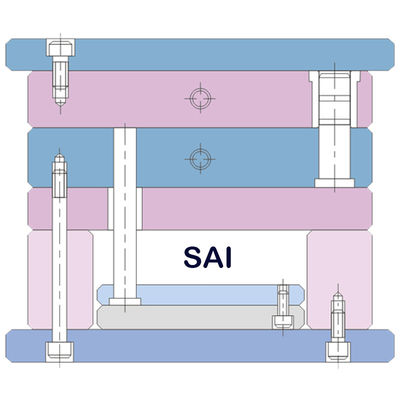 La base 1050 de moule de précision d'ASTM a adapté le meulage aux besoins du client de précision d'embase de moule